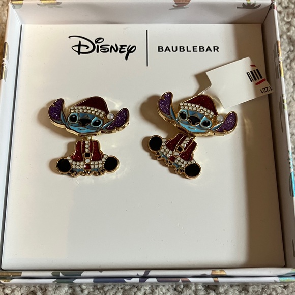 BaubleBar Jewelry - Baublebar Disney Stitch Earrings NWT Holiday
